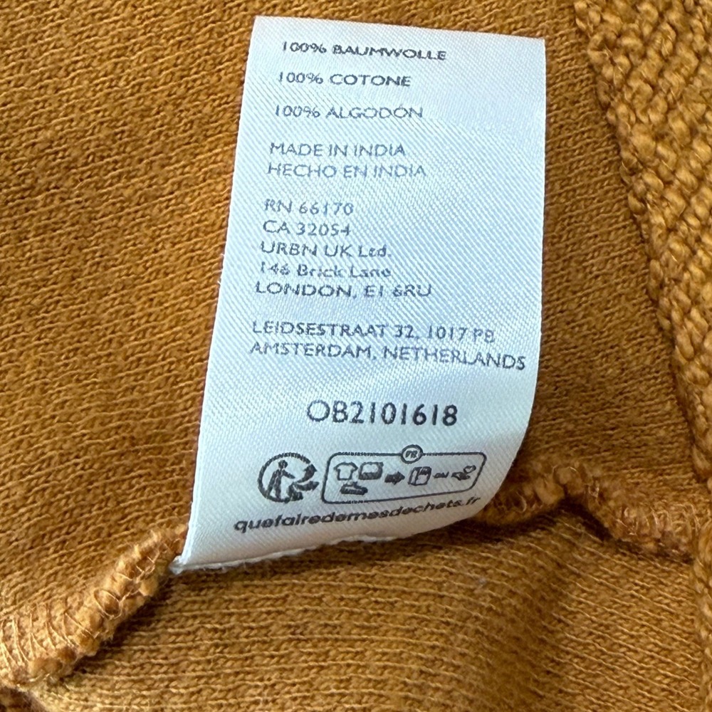 Maeve Anthropologie Mustard Yellow Cotton Textured Knit Blazer XL Fall Neutral - Picture 7 of 10